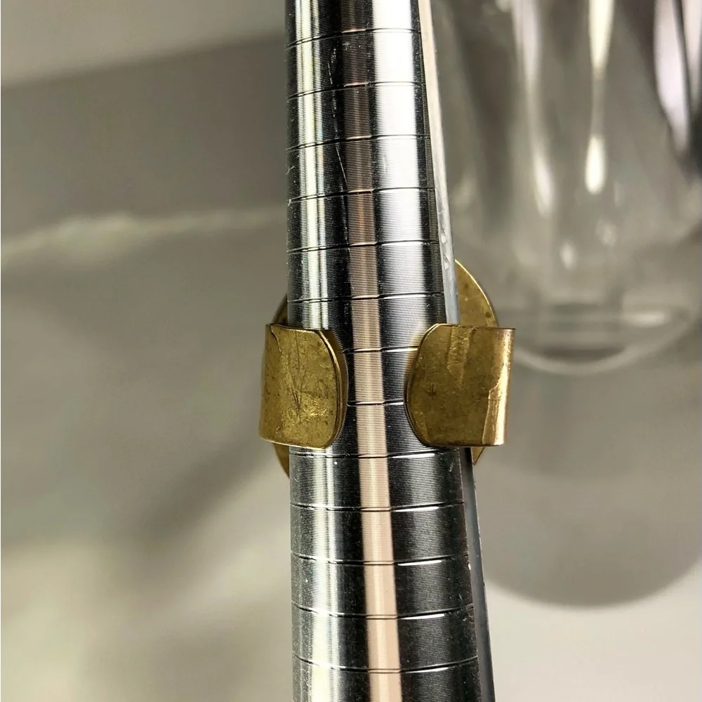 💝VTG MENS MCM BRUTALISTS RAFAEL BRASS RING  ADJUSTABLE 1960-1970 CANADA unisex - Picture 11 of 12